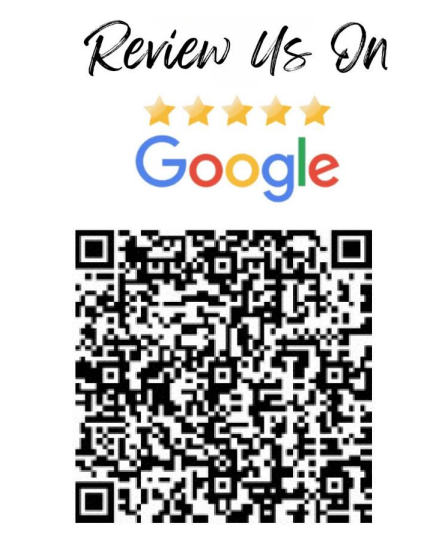 Review us on google. QR code image.